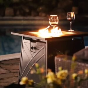 Enjoy with Top outdoor propone-Fire-Pit Table