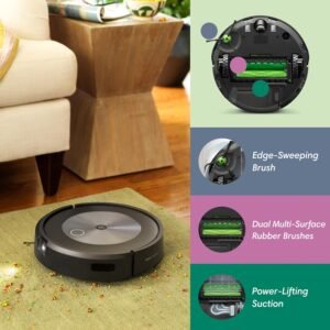 Irobot Roomba J7+ Wifi Connected Self Emptying Robot Vacuum,-1