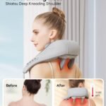 Neck Massager for Pain Relief Deep Tissue-Shiatsu Kneading Shoulder Massager-2