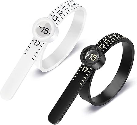 Find your perfect fit with precision and ease using the JRONGHE 2-Piece Ring Sizer—your trusted tool for accurate measurements and comfortable jewelry every time!