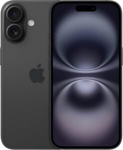 New Apple iPhone 16 (256 GB) in Black – Latest Release, Sleek Design, High Performance, and Advanced Features